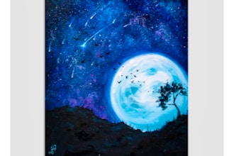 Paint Nite: Blue Moon Starry Night